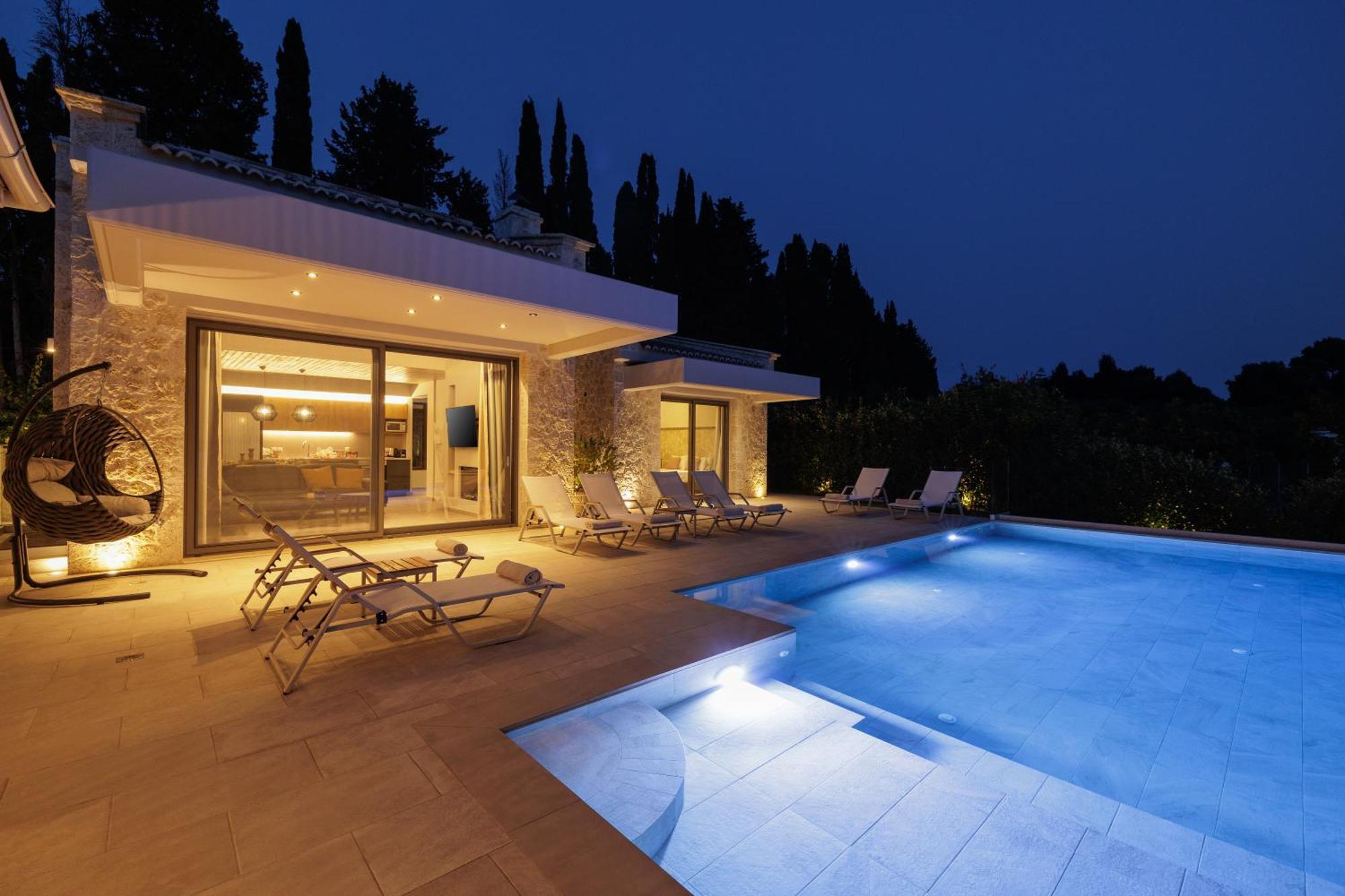 My Mediterranean Corfu Luxury Villa With Private Swimming Pool Контокали Екстериор снимка